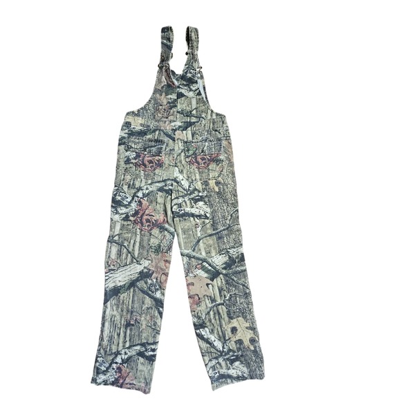 Cabela's Bib Overalls Kids M Camo Camouflage Hunting Outdoor Cotton Blend - Picture 8 of 10